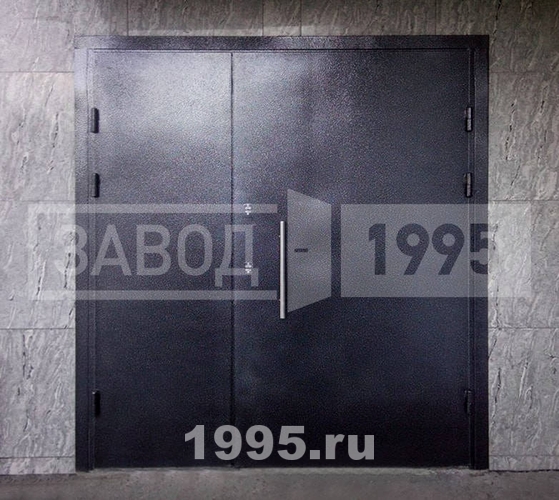 Полуторная дверь с порошковым напылением